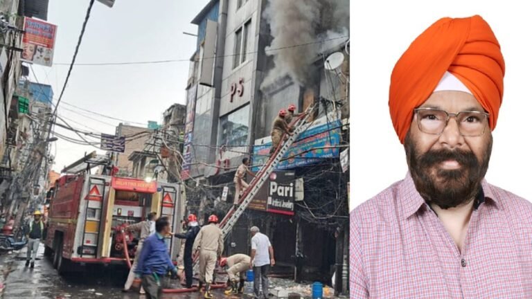 Delhi: सदर बाजार में लगी भीषण आग से मचा हड़कंप, फेडरेशन चेयरमैन पम्मा ने कहा—तारों का जंजाल हटाना अब जरूरी