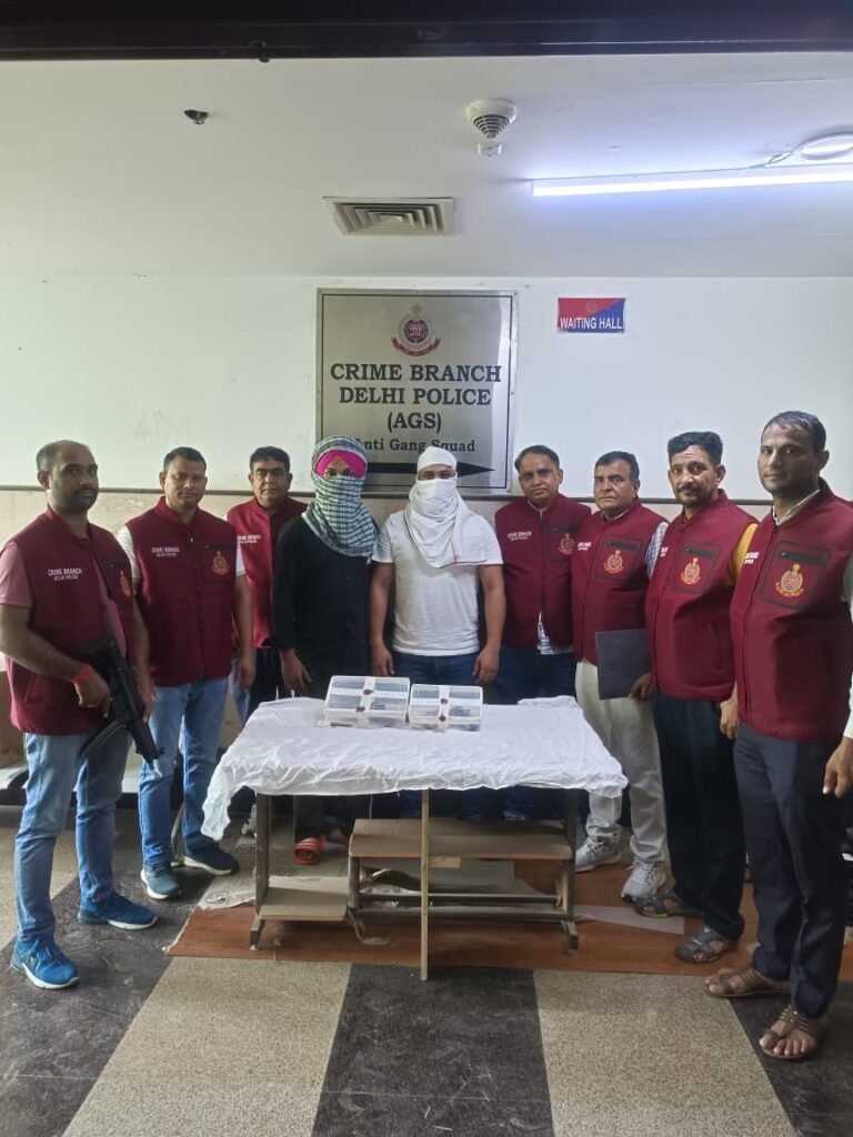 Delhi Crime Branch Arrests Two Notorious Criminals, Firearms Seized, Major Violence Averted