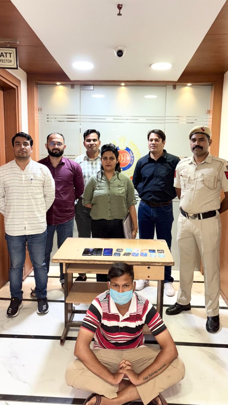 SHAHDARA DISTRICT POLICE BUSTS CRYPTO SCAMMER FROM PUNJAB — ₹55,100 DUPED IN “WORK FROM HOME” FRAUD