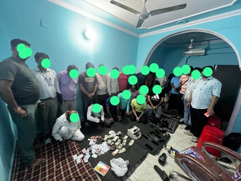24 Gamblers, including Kingpin of Satta Racket, Caught in North Delhi