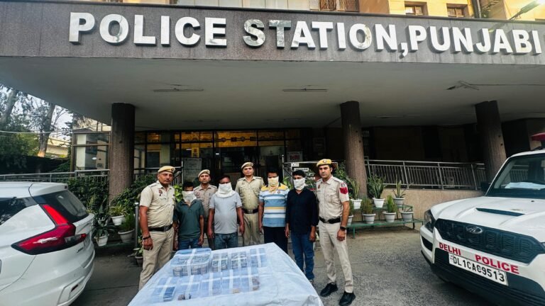 Delhi Police West District Cracks Major House Theft Case – 4 Arrested, Gold & Cash Worth ₹30 Lakhs Recovered