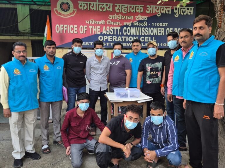 GAMBLING RACKET BUSTED IN HOTEL DEV PALACE, KIRTI NAGAR