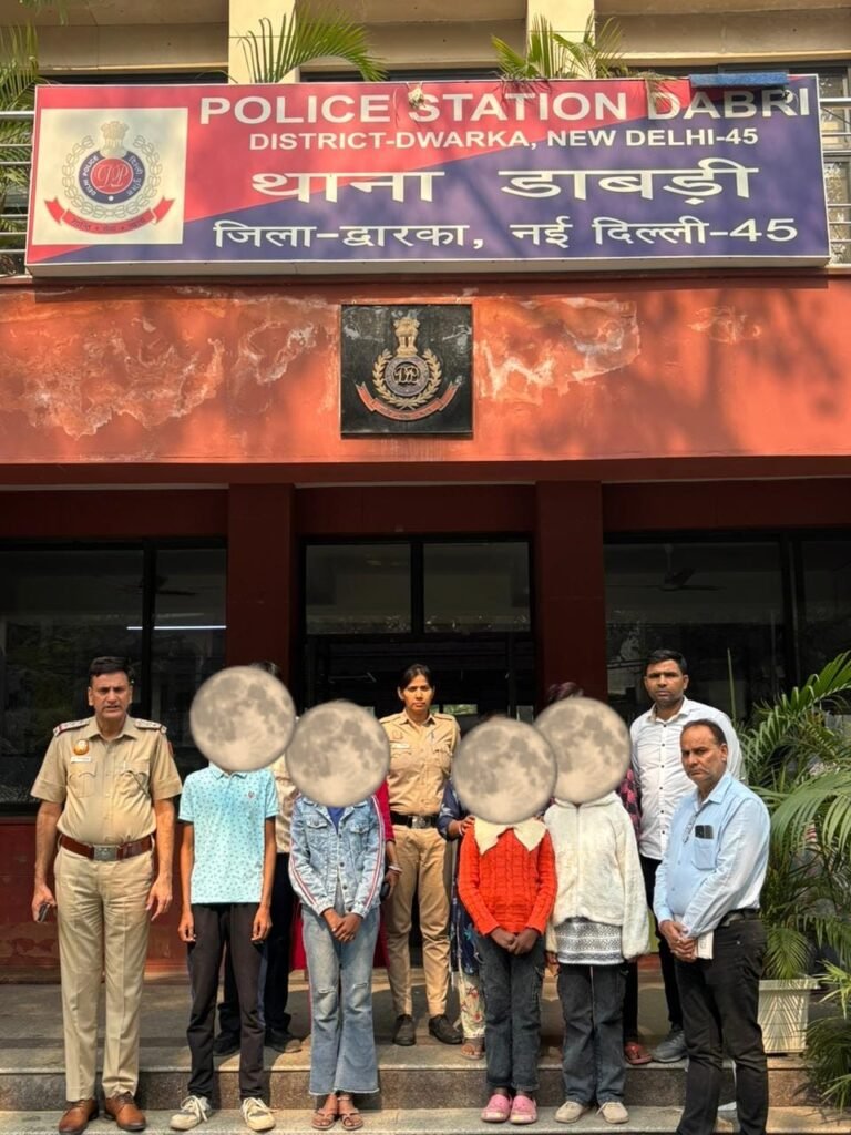 DWARKA DISTRICT POLICE REUNITES 4 MISSING CHILDREN WITH THEIR FAMILIES