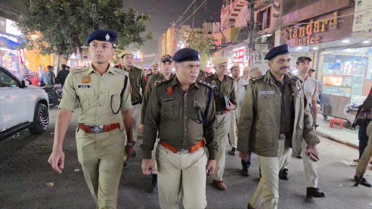 Delhi Police on High Alert: Flag March in Central District After Blast