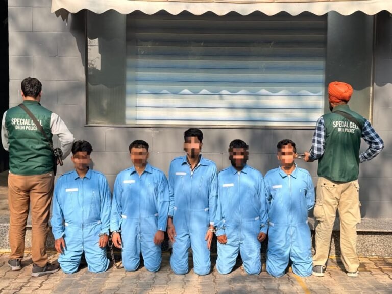 Five Notorious Shooters of Lawrence Bishnoi Gang Arrested by Delhi Police Special Cell