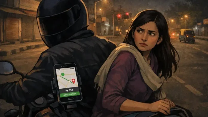 Delhi Uber Bike Harassment Case