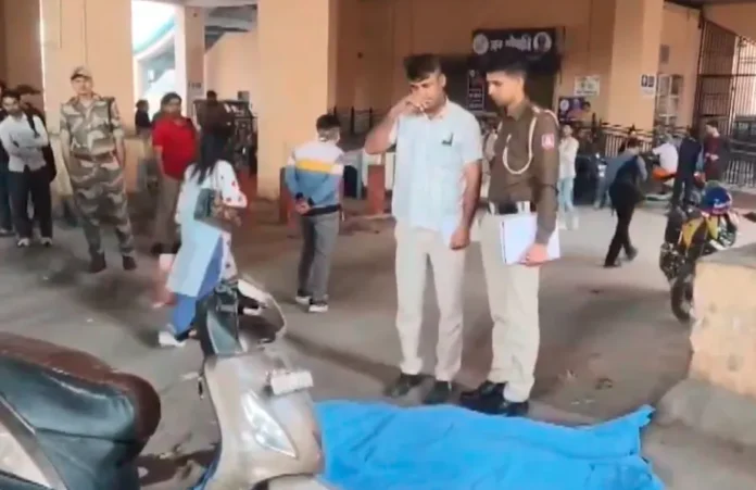 Delhi accident news, Janakpuri West Metro, DTC bus accident, scooter