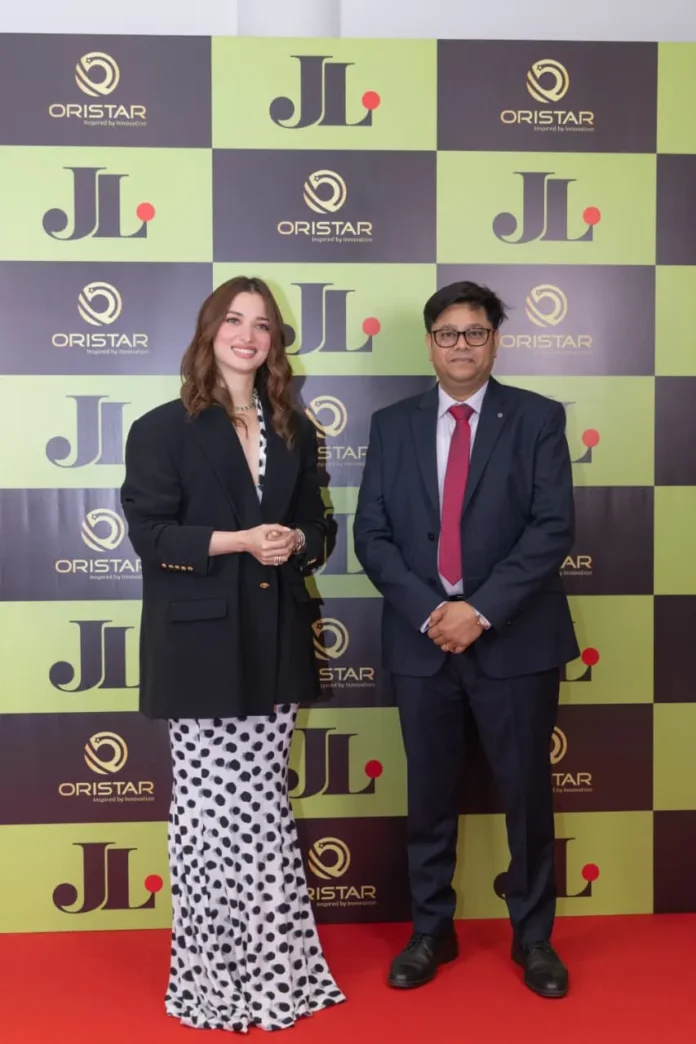 Oristar brand launch, Jayanta Lighting India, Tamannaah Bhatia