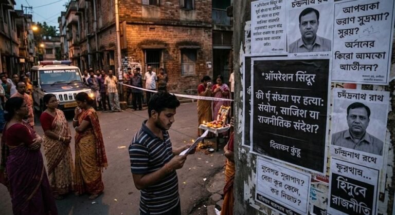 ऑपरेशन सिंदूर की पूर्व संध्या पर हत्या: संयोग, साजिश या राजनीतिक संदेश?