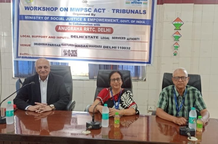 MWPSC Act 2007, Senior Citizens Rights India, Delhi Legal Services Authority, Advocate Dinesh Kumar Gupta, Senior Citizen Welfare Workshop
